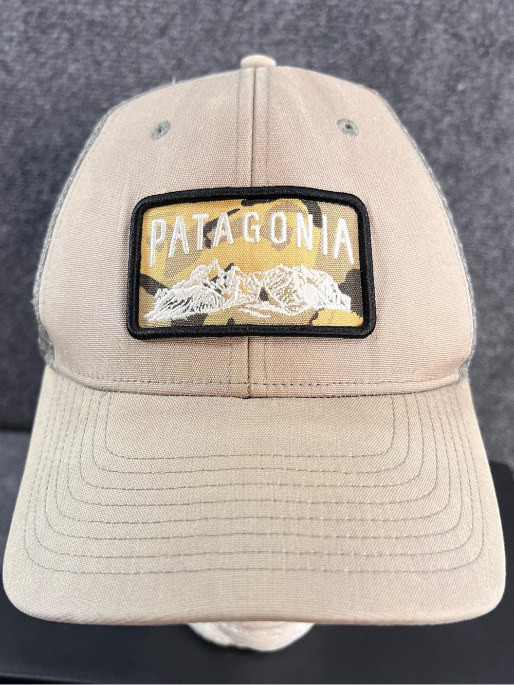 Patagonia Climb A Mountain Trucker Hat Cap Drifter Grey Mens Adjustable OSFM